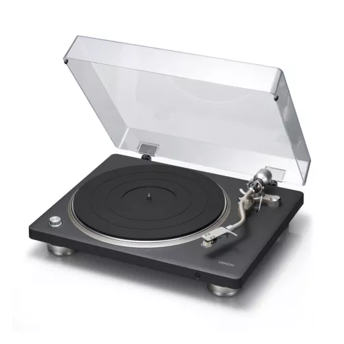 Denon DP-500BT puoliautomaattinen levysoitin, musta